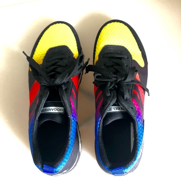 Men’s R261 Multicolor Fabric & Black Suede Lace Up - Picture 3 of 7